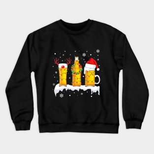 Christmas Beer T-Shirt Reindeer Beer Crewneck Sweatshirt